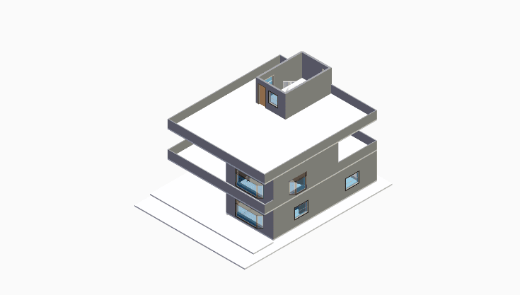 40x60 | West Facing 3D model rendering