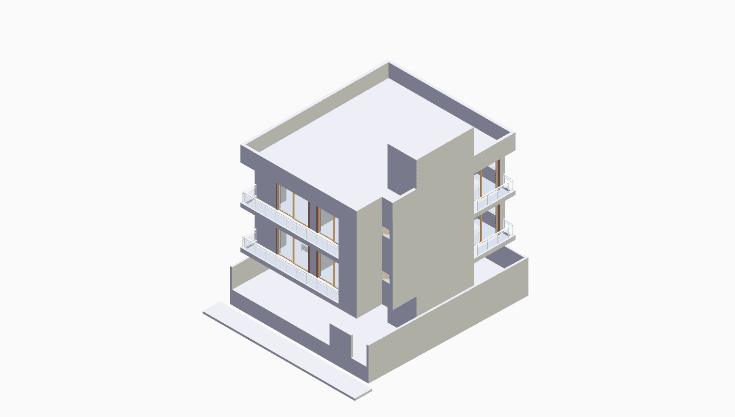 30x40 | South Facing 3D model rendering