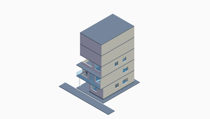 30x40 | South Facing 3D model rendering