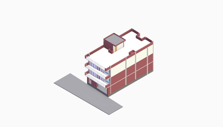 30x60 | South_west Facing 3D model rendering