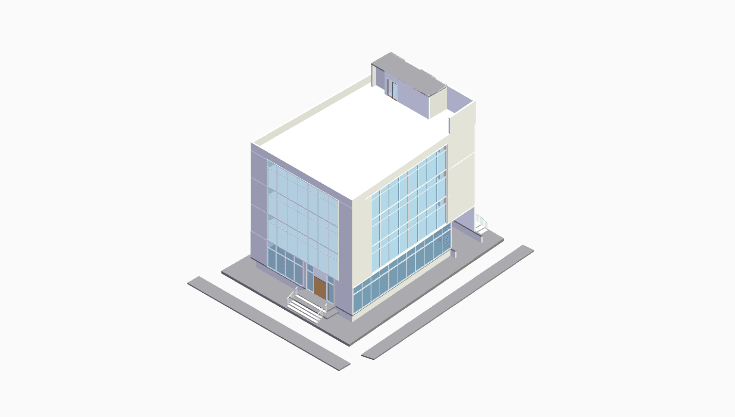 50x80 | East Facing 3D model rendering